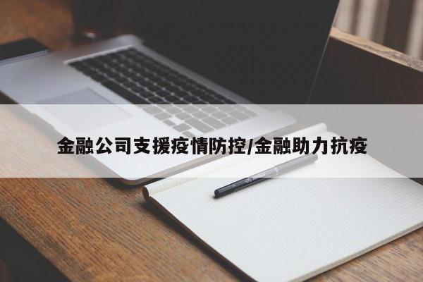 金融公司支援疫情防控/金融助力抗疫